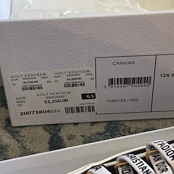 COPY - Dior sneakers worn once perfect condition - too small for me!!! - Picture 3 of 4